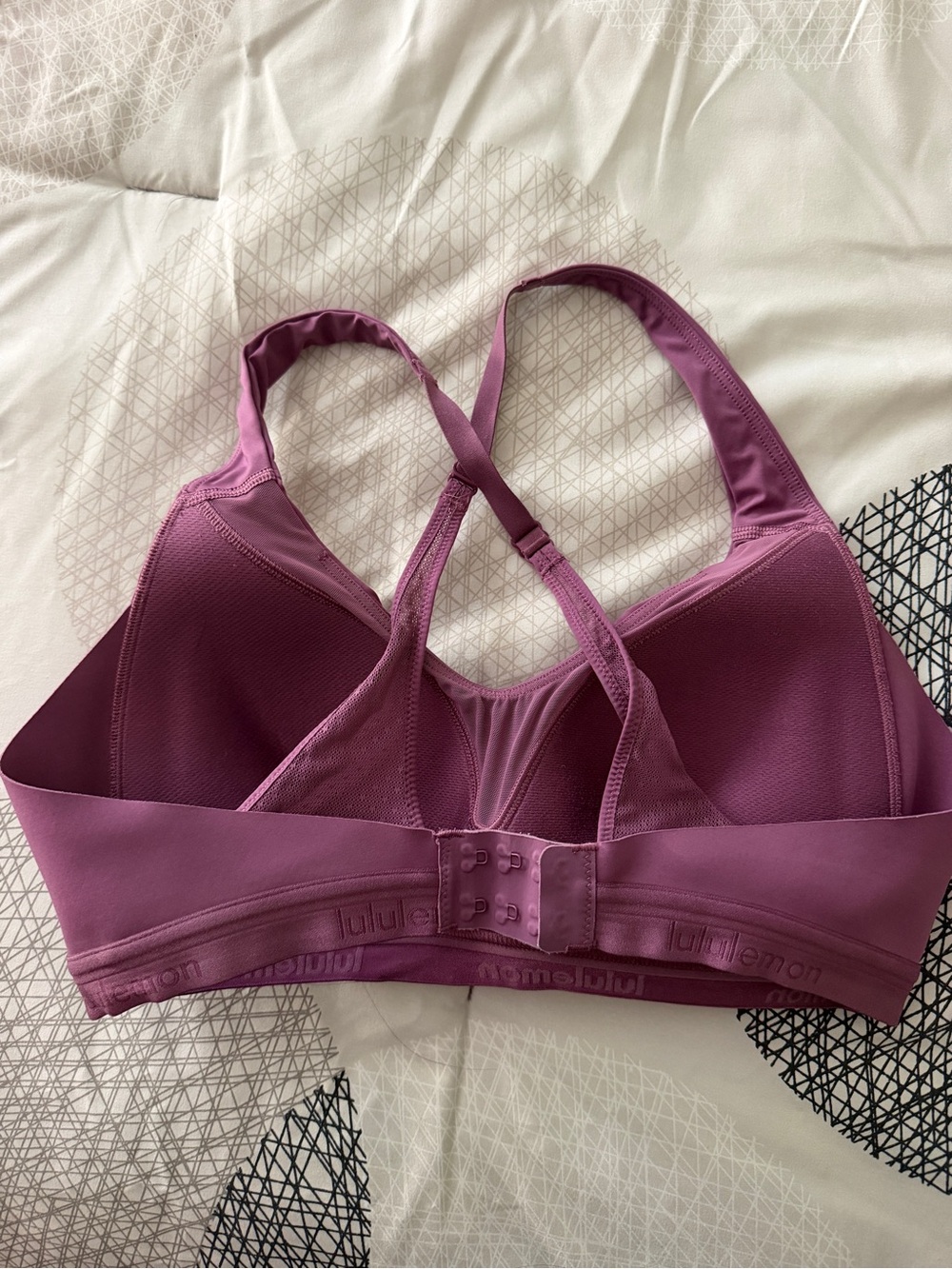 lululemon athletica Plum Adjustable-Back Sports Bra